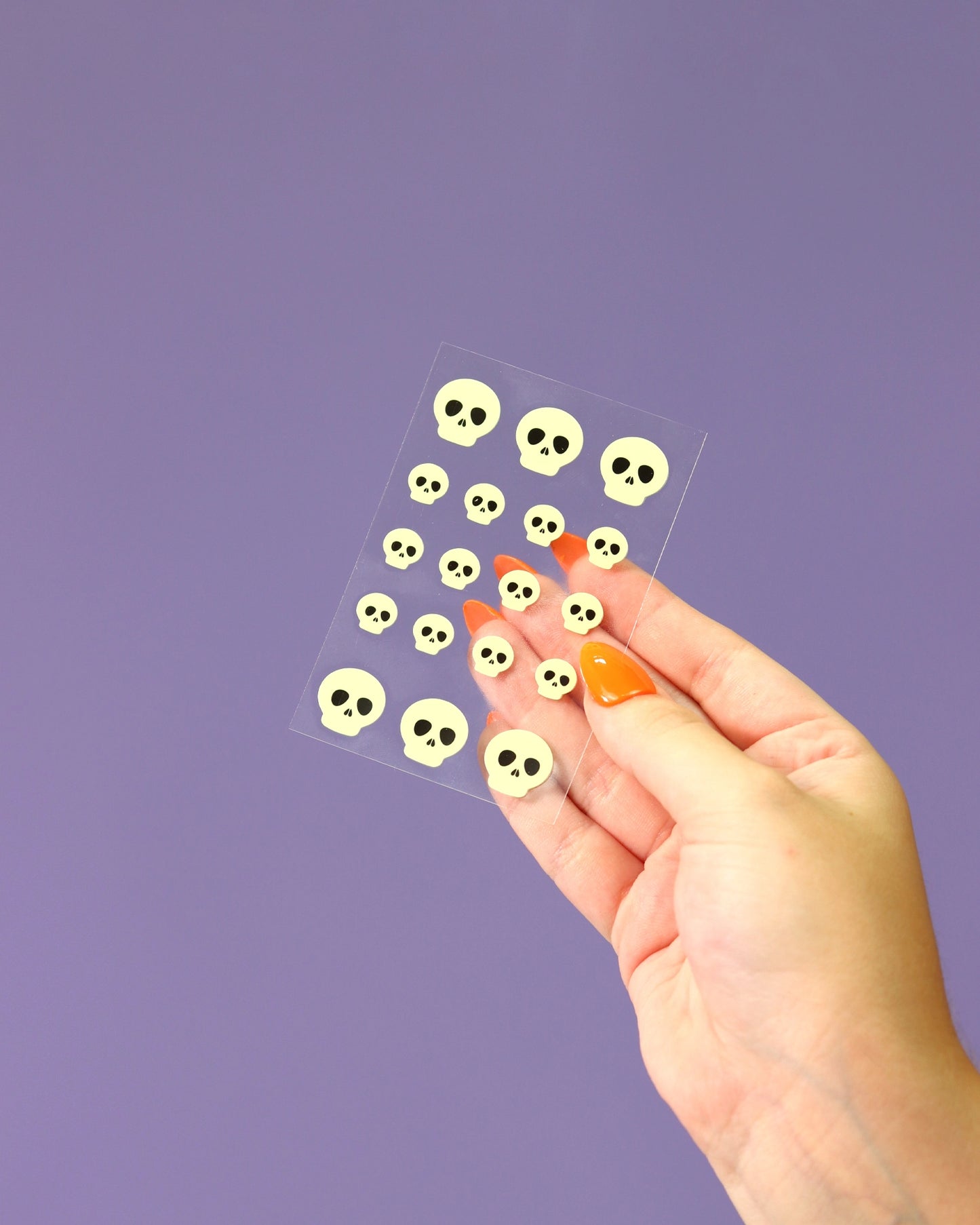 Glow in the Dark Skulls Pimple Patches