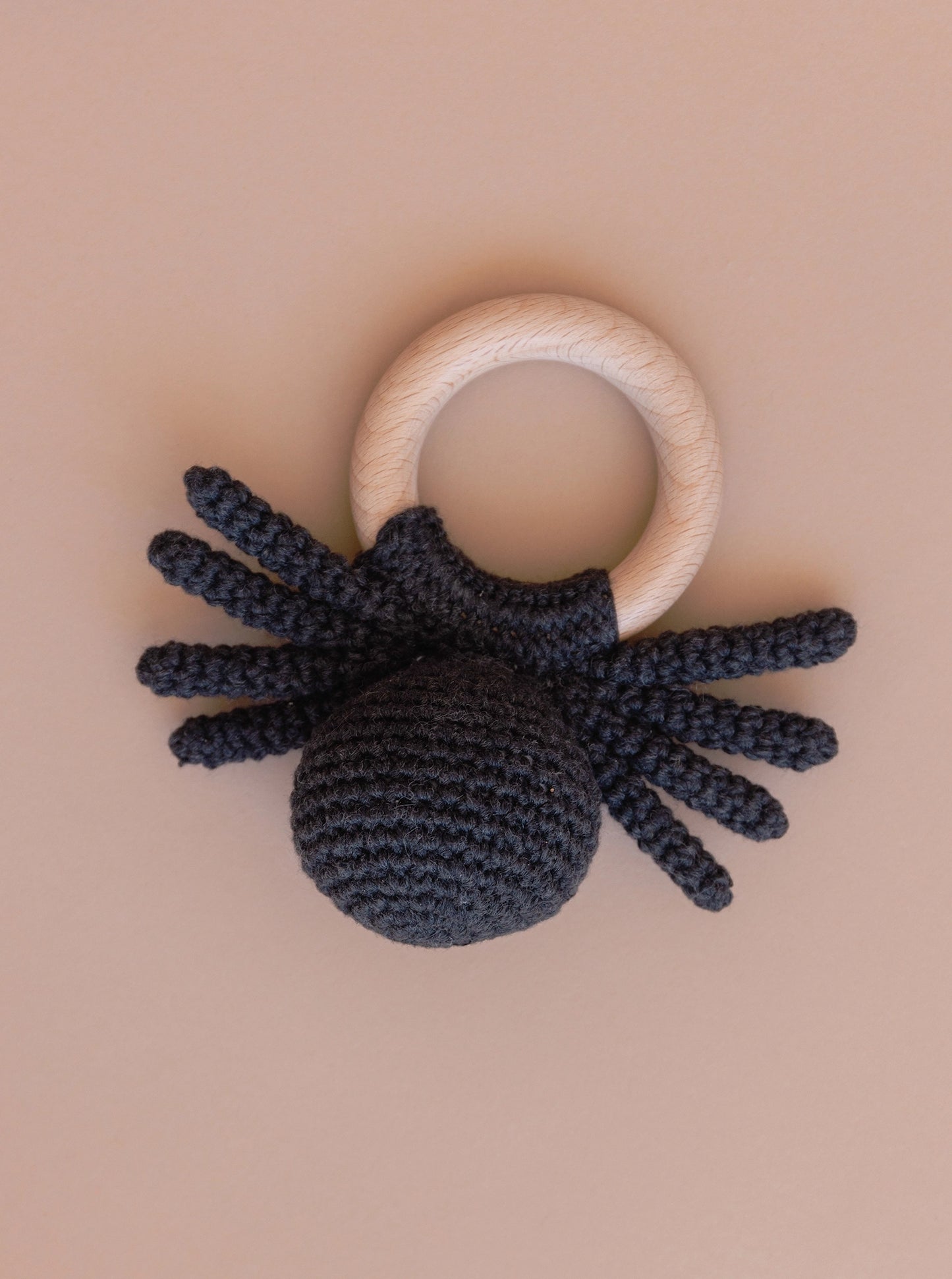 Spider Crochet Rattle Teether