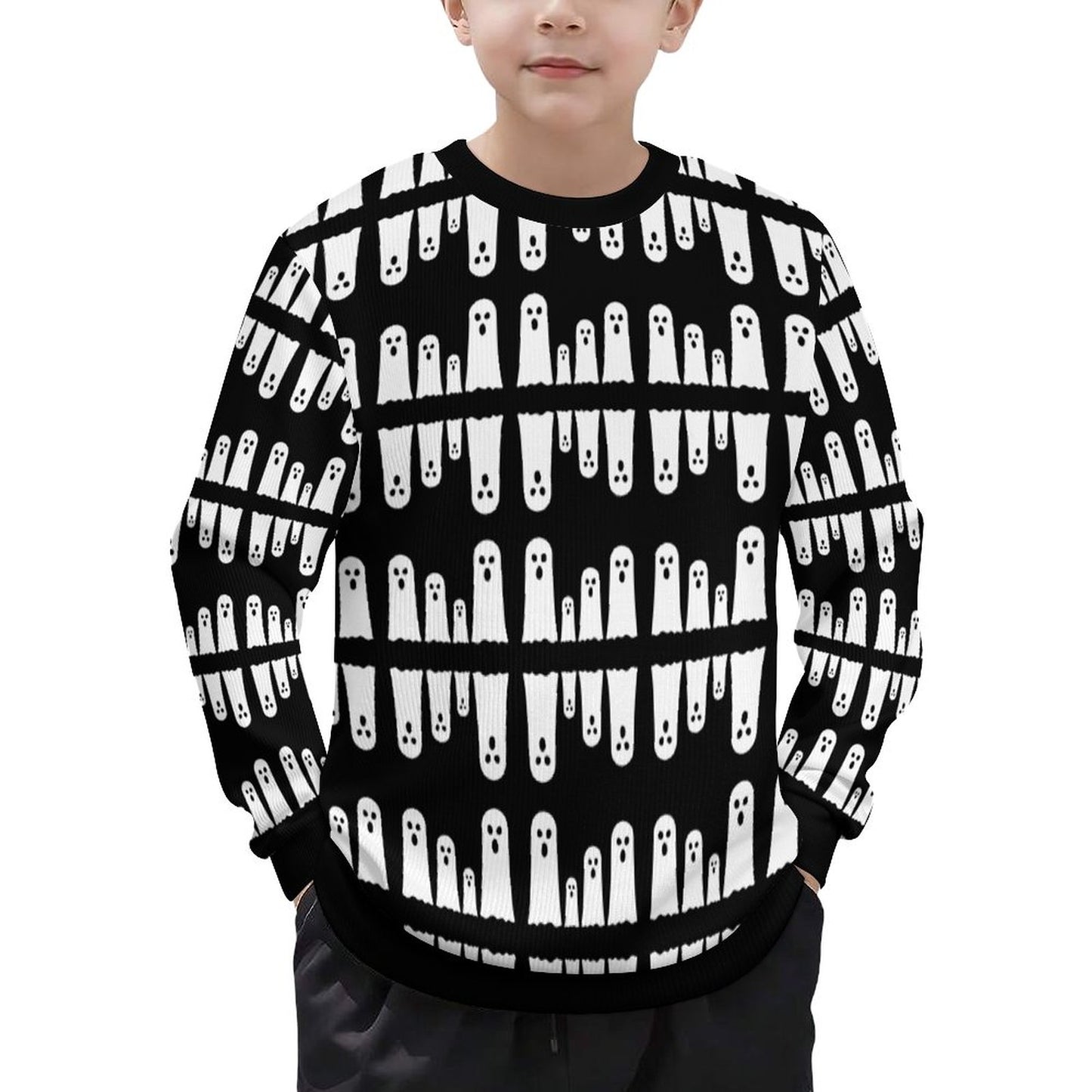 Ghost Family Mirror Sweatshirt (Kids) - PRE ORDER