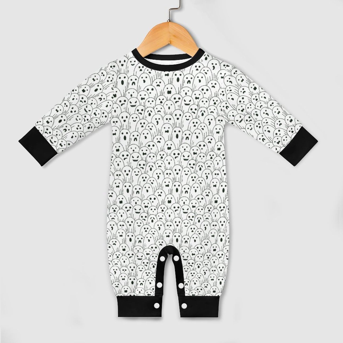 Ghost Crowd Cotton Long Sleeve Baby Romper - Babies/Toddlers (PRE ORDER)