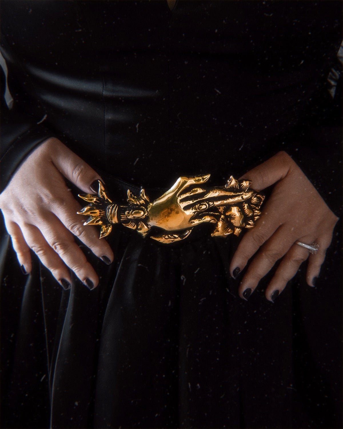 The "Lucerna: Mourning Hand” Belt Buckle