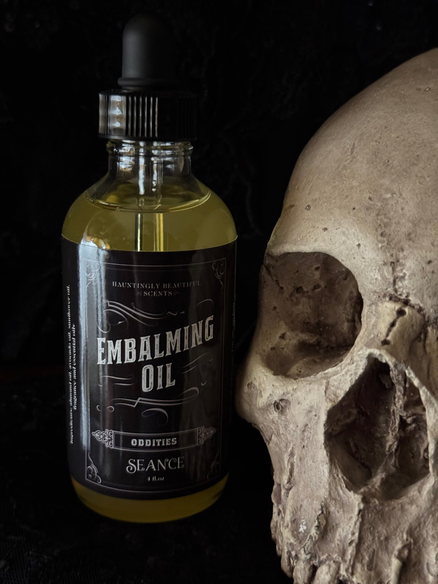 Oddities  - Embalming Lotion Oil - (amber, incense, jasmine)