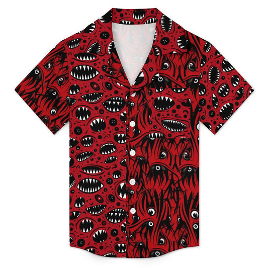 Monster Mash Collar Short Sleeved Shirt (Toddlers/Kids) - PRE ORDER