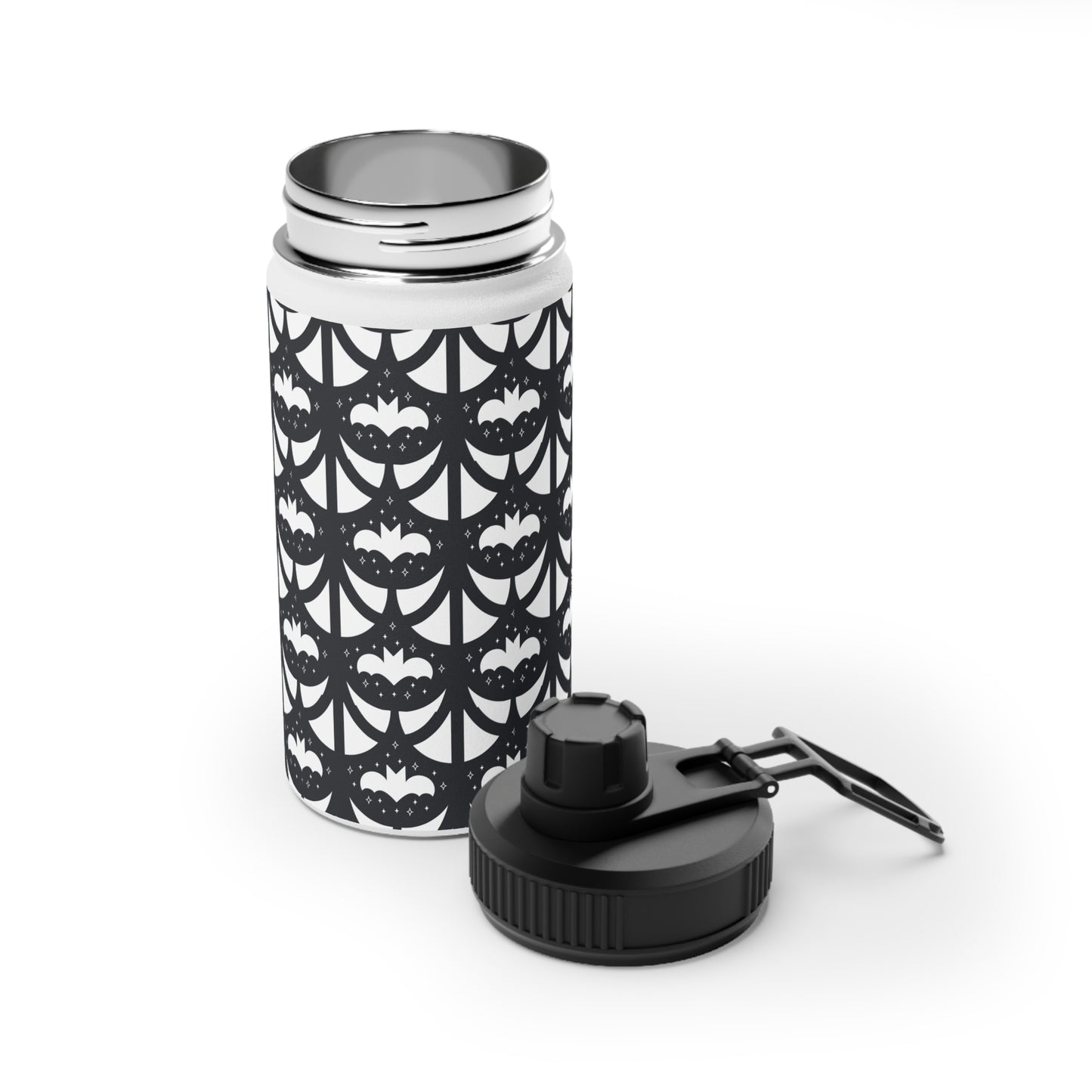 Geo Bats Stainless Steel Water Bottle (3 Sizes Available)