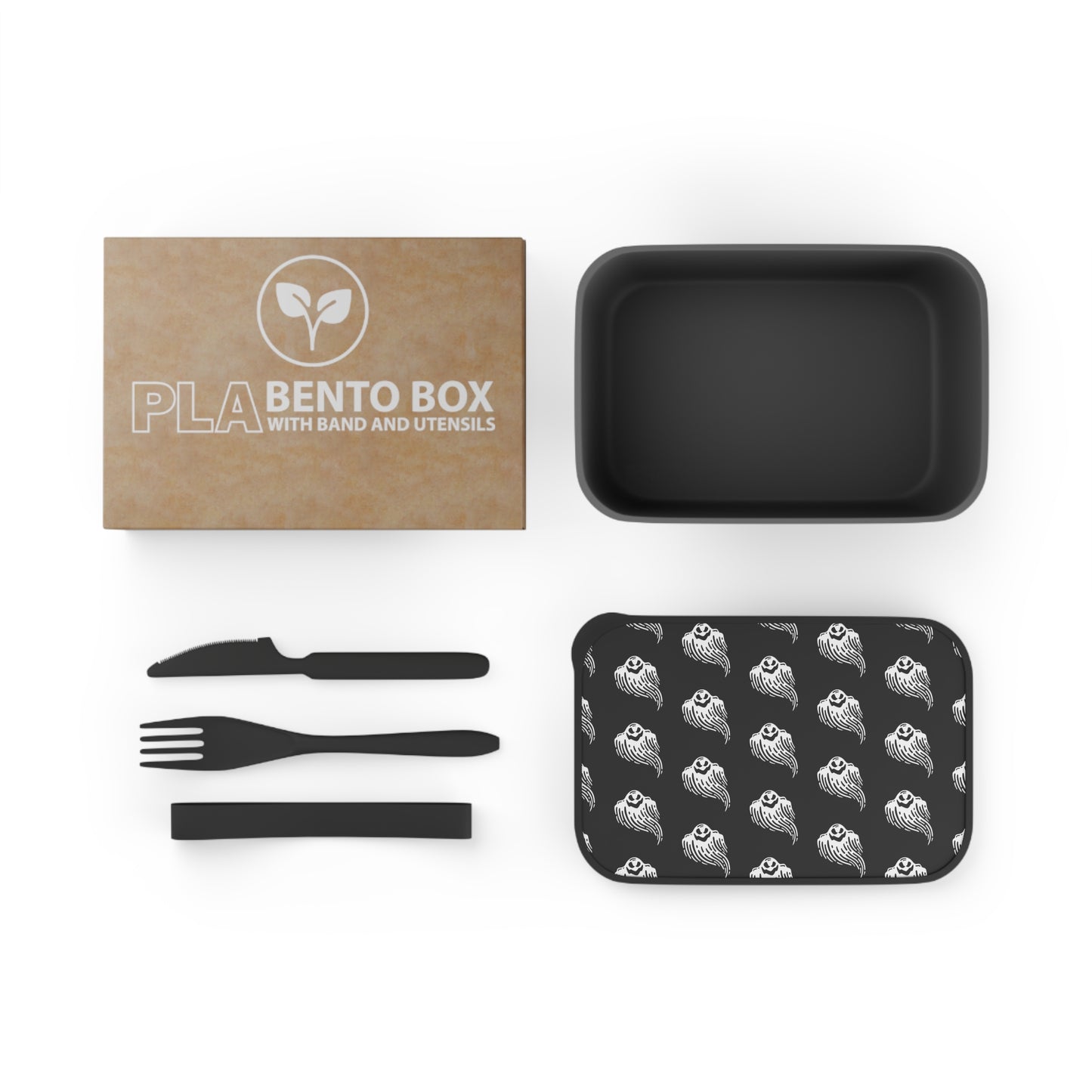 Ghostly Spirits Bento Box with Band and Utensils