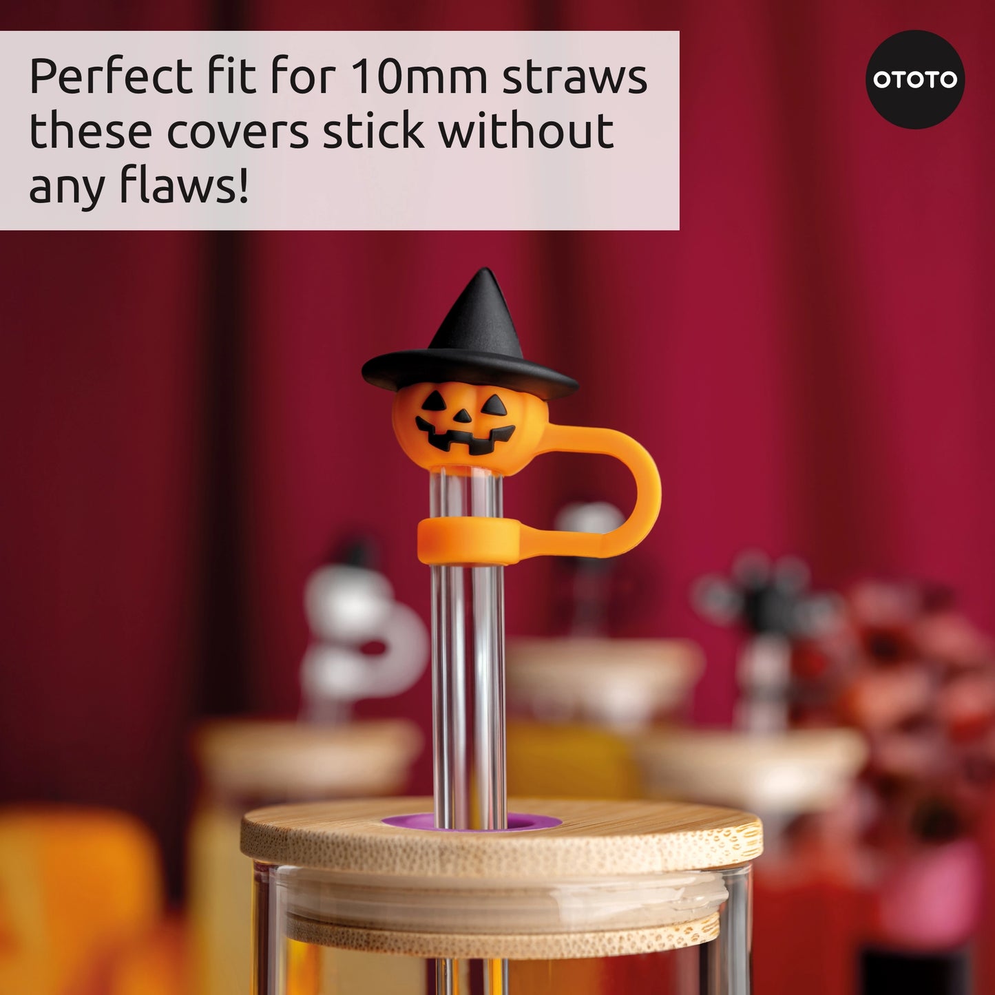 Bundle Boo Team Straw Toppers (Set of 4)