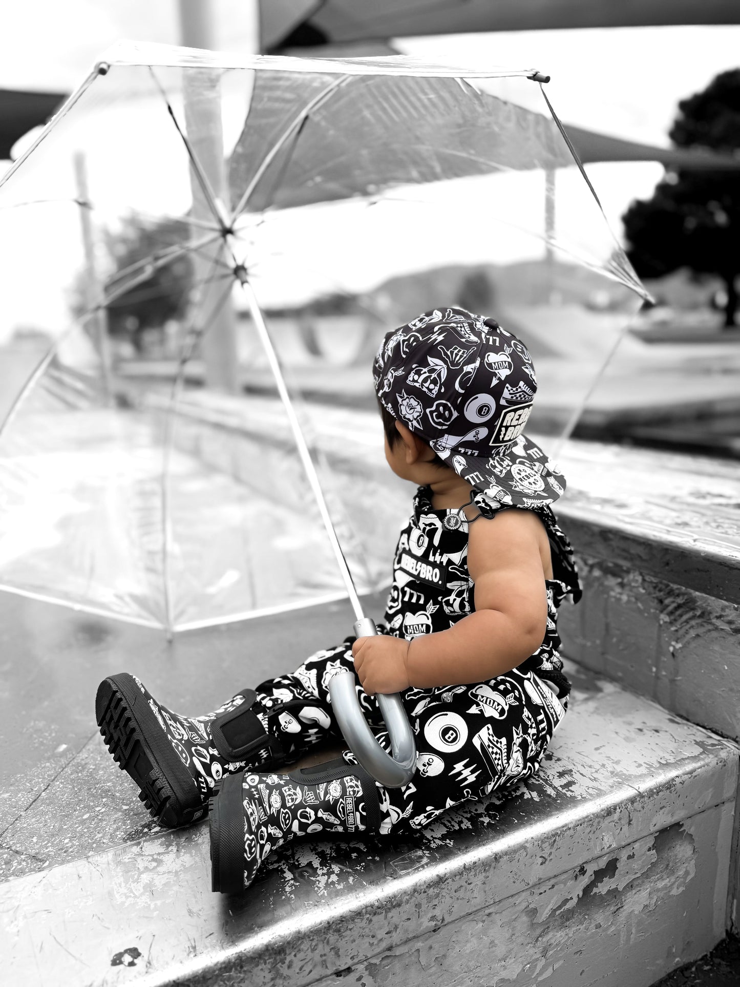 Classic Midi Rain Boot in Cool Kid [Midnight Edition]