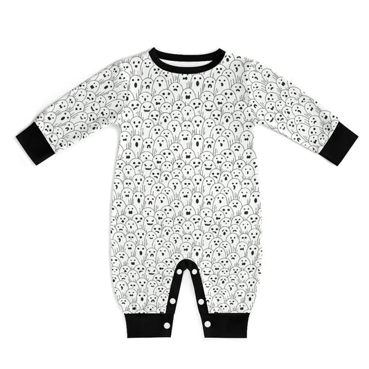 Ghost Crowd Cotton Long Sleeve Baby Romper - Babies/Toddlers (PRE ORDER)