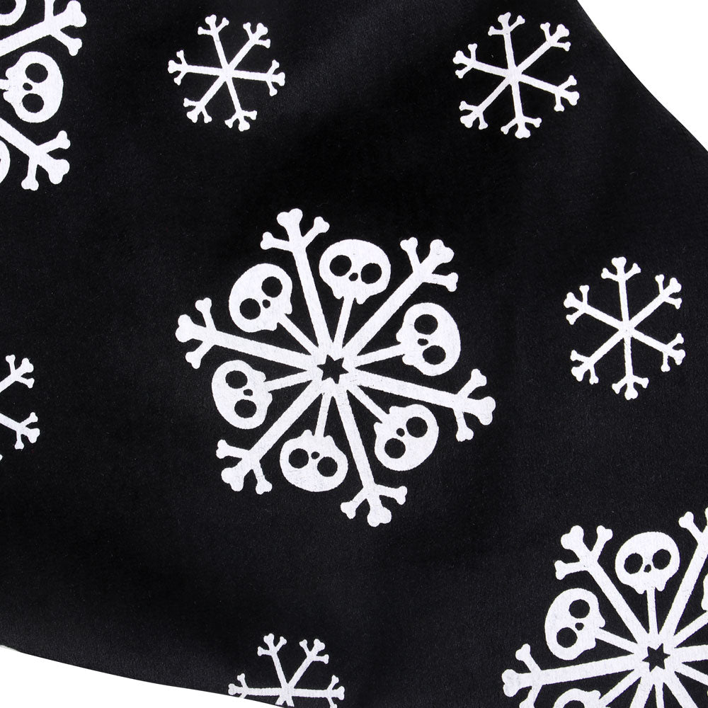 Creepy Skull Snowflake Stocking