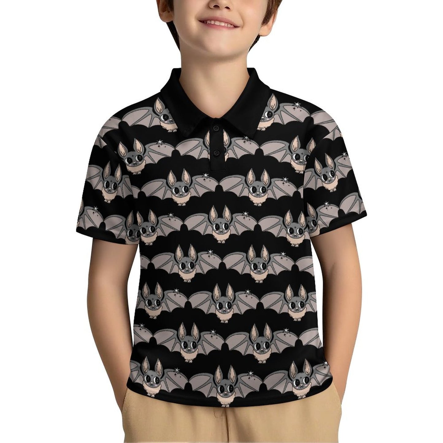Cheeky Bat Polo Shirt (Toddlers/Kids) - PRE ORDER