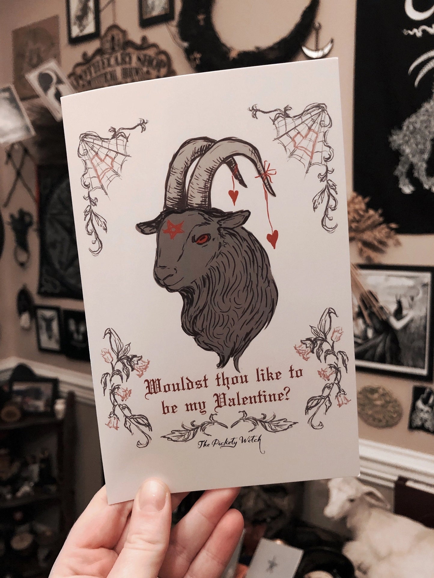 Black Phillip Valentine's Day Card