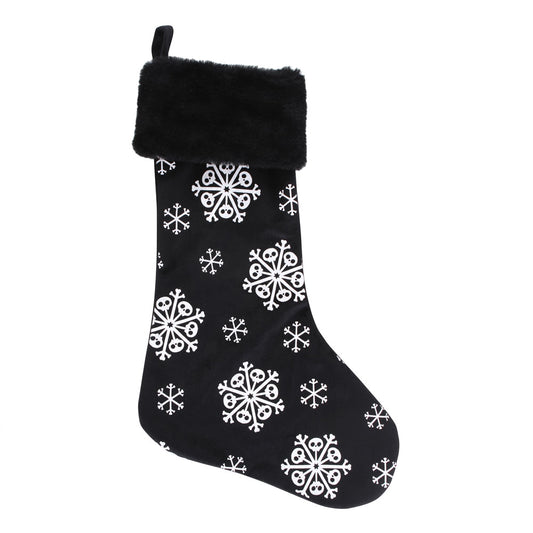 Creepy Skull Snowflake Stocking