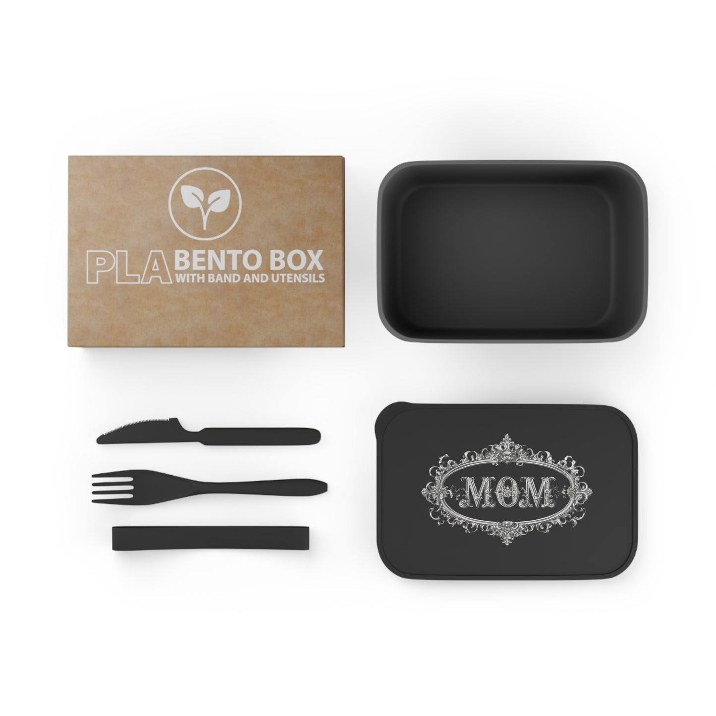 Fancy Mom Bento Box with Band and Utensils