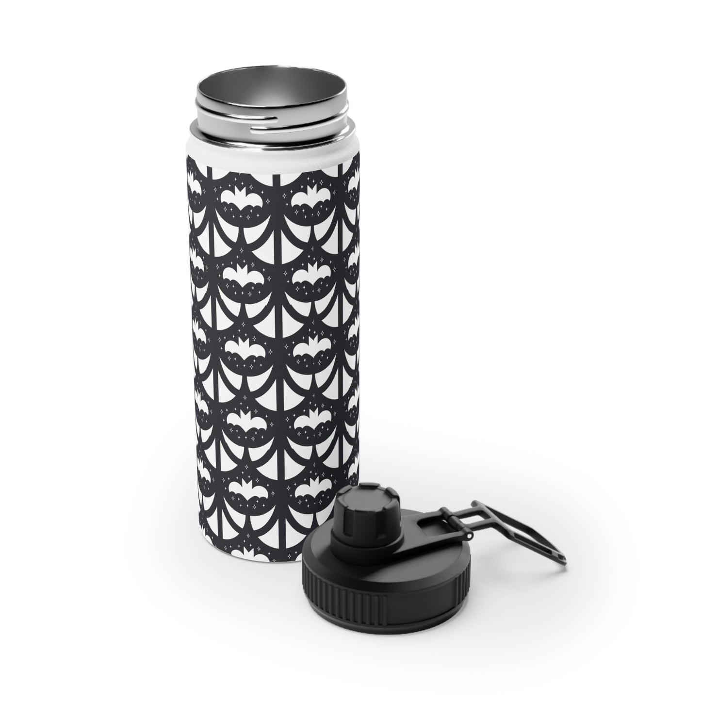 Geo Bats Stainless Steel Water Bottle (3 Sizes Available)