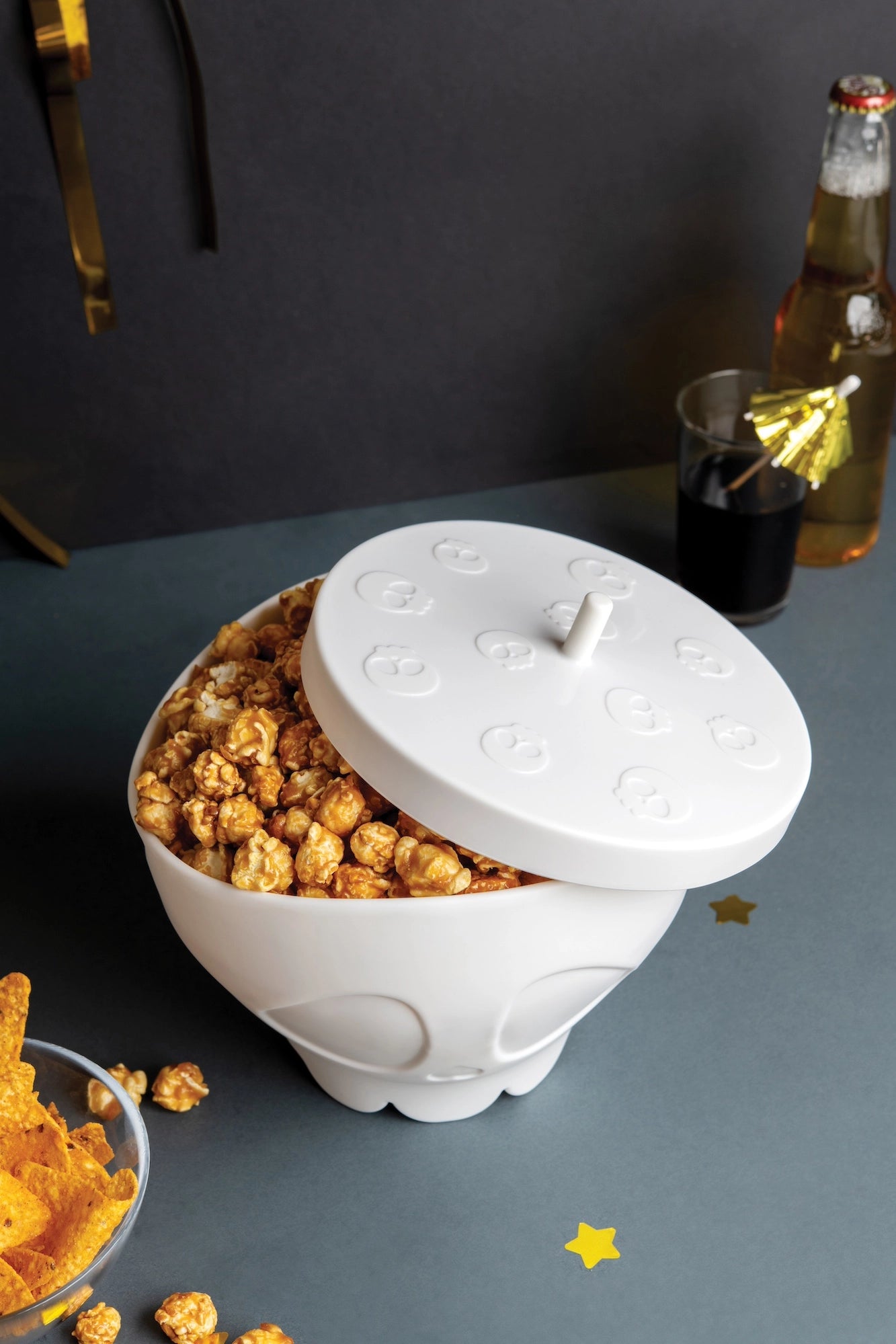 Scary Poppins Microwave Popcorn Popper and Bowl