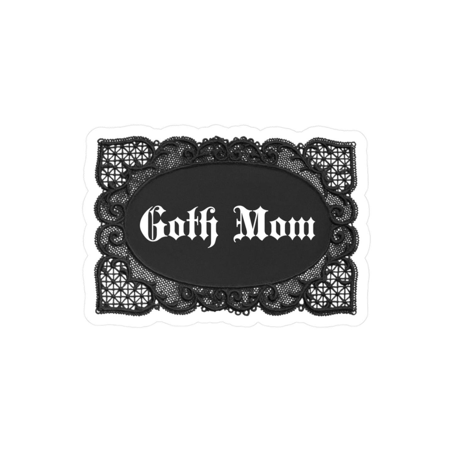 Goth Mom Elegant Sticker
