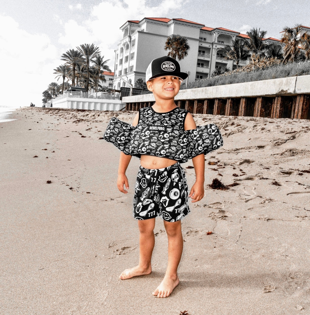 Hybrid Swim Trunks in Cool Kid [Midnight Edition]