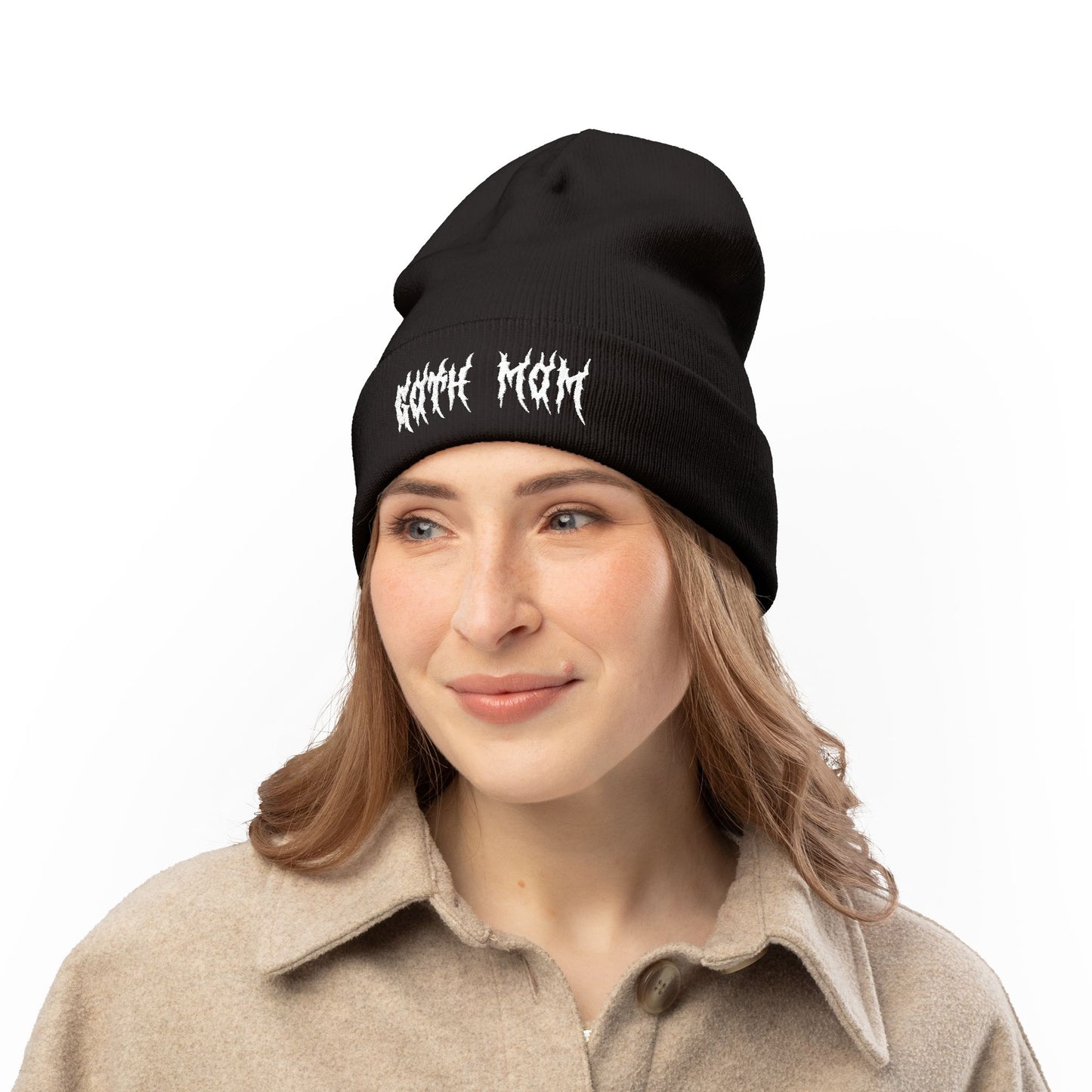 Goth Mom Doom Knit Beanie (Adults)