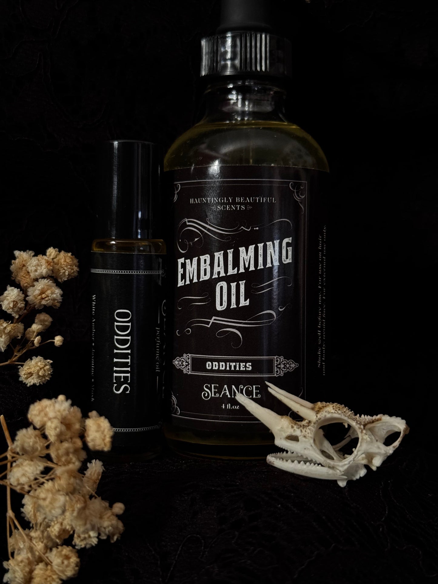 Oddities  - Embalming Lotion Oil - (amber, incense, jasmine)