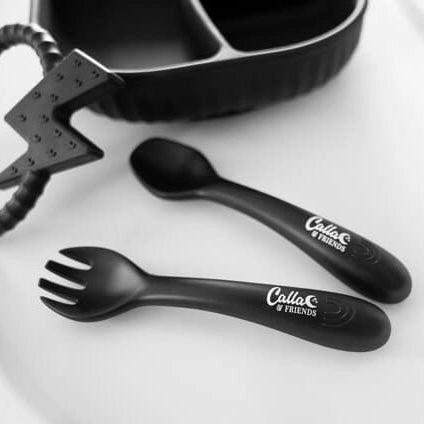 Onyx Spoon and Fork (Toddlers/Kids)