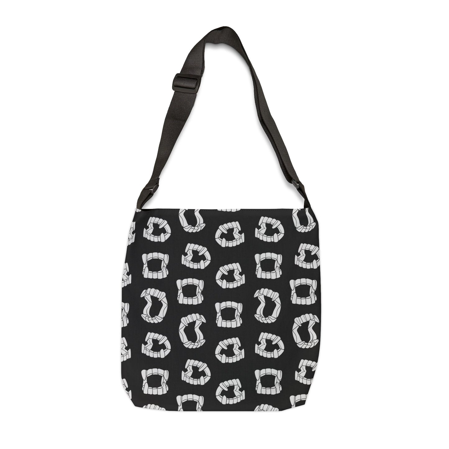 Vampire Teeth Adjustable Tote Bag