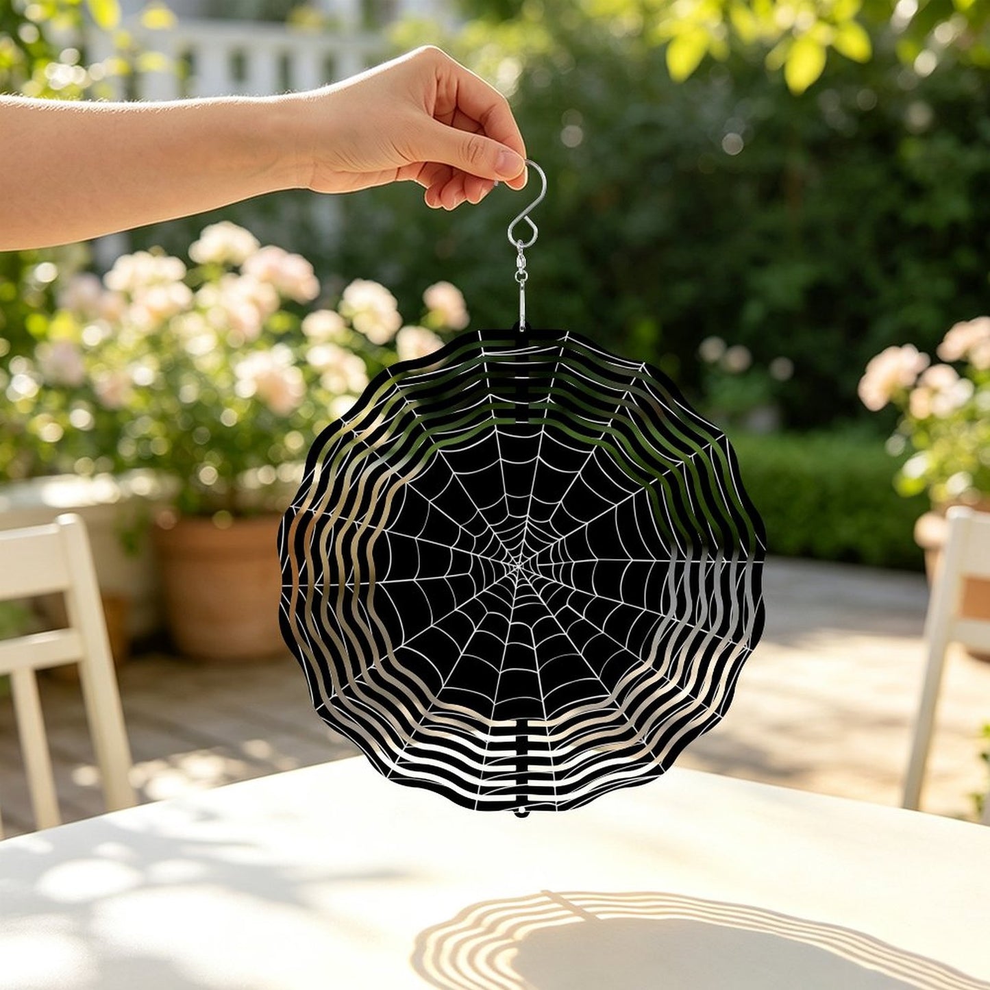 Spiderweb Metal Wind Chime - PRE ORDER