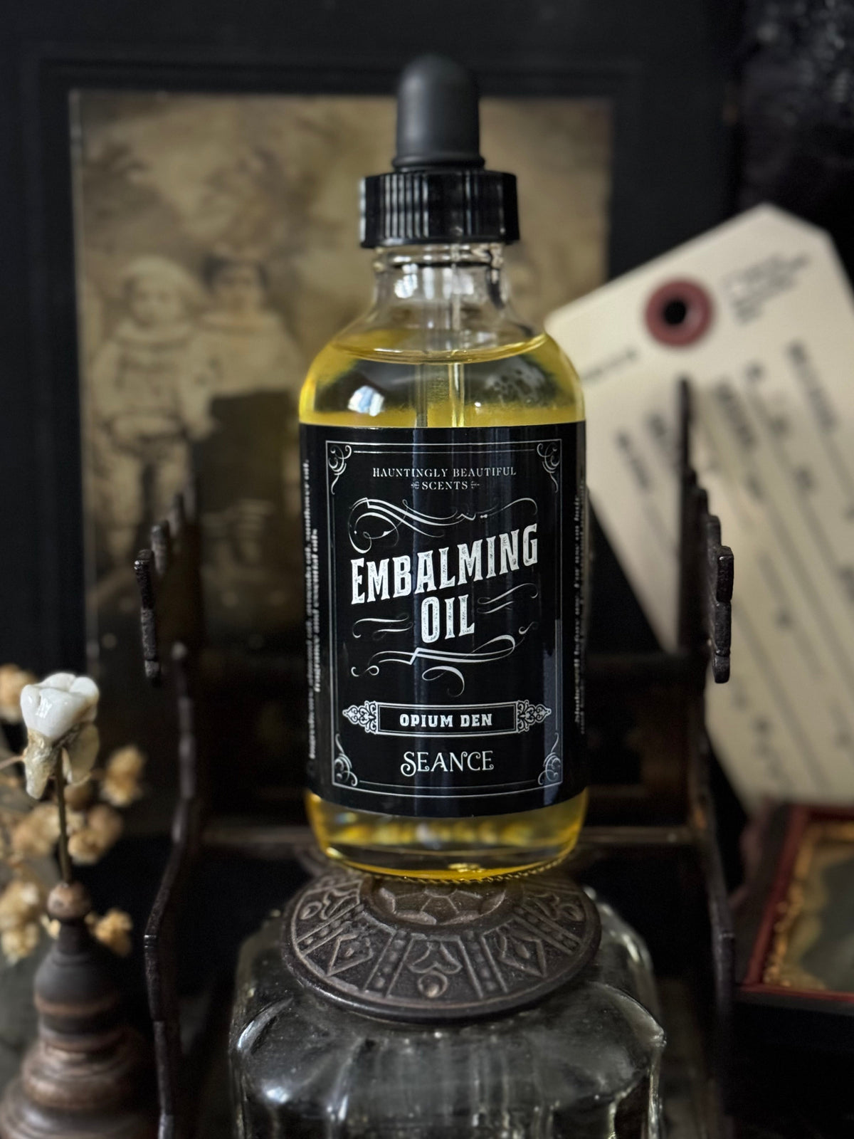 Opium Den - Embalming Lotion Oil (frankincense & orange blossom)