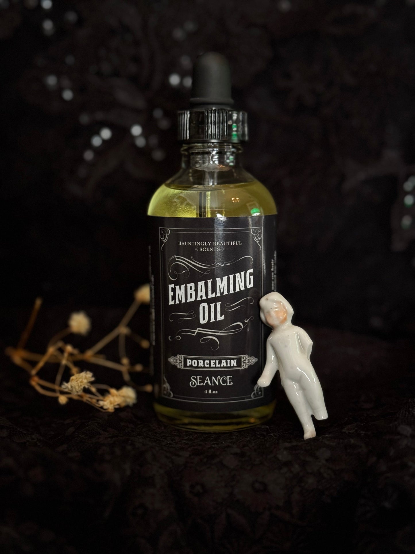 Porcelain - Embalming Lotion Oil - (vanilla, walnut, floral)