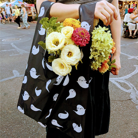 Ghost Reusable Tote Bag