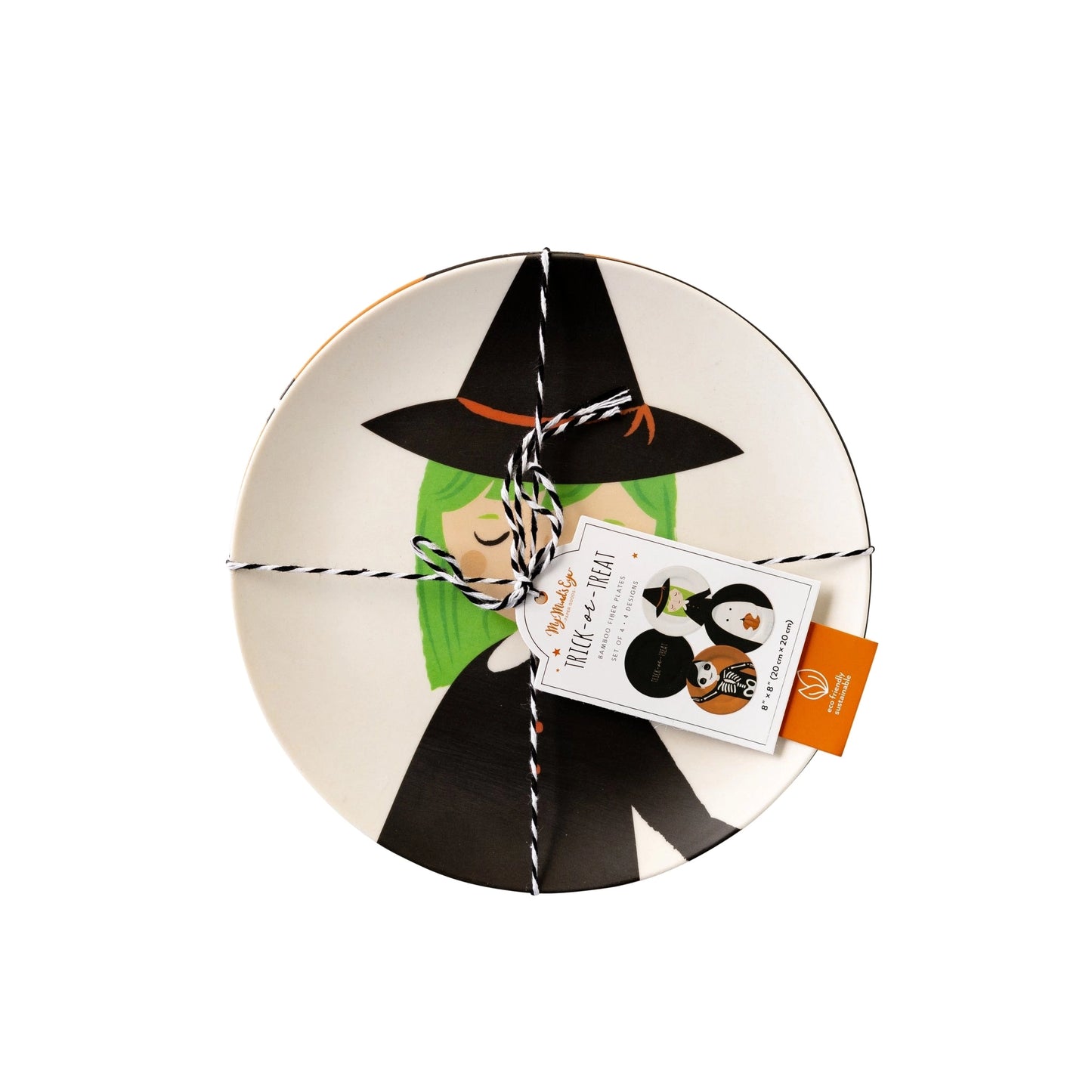 Trick or Treaters Reusable Plate Set