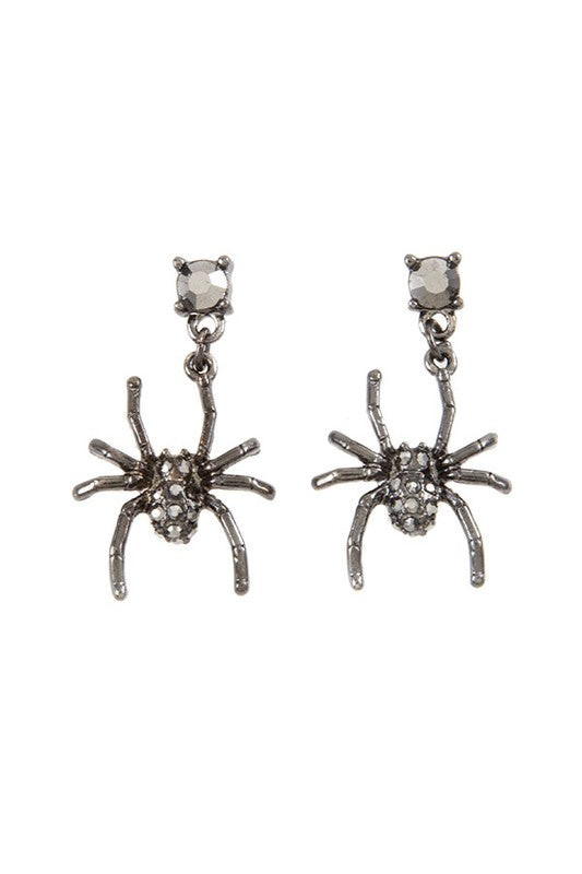 Sparkling Spiders Earrings