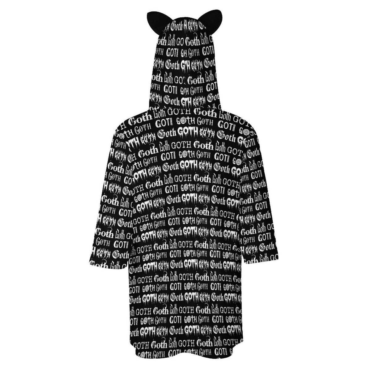 Goth Kitty Hoodie (Adults) - PRE ORDER