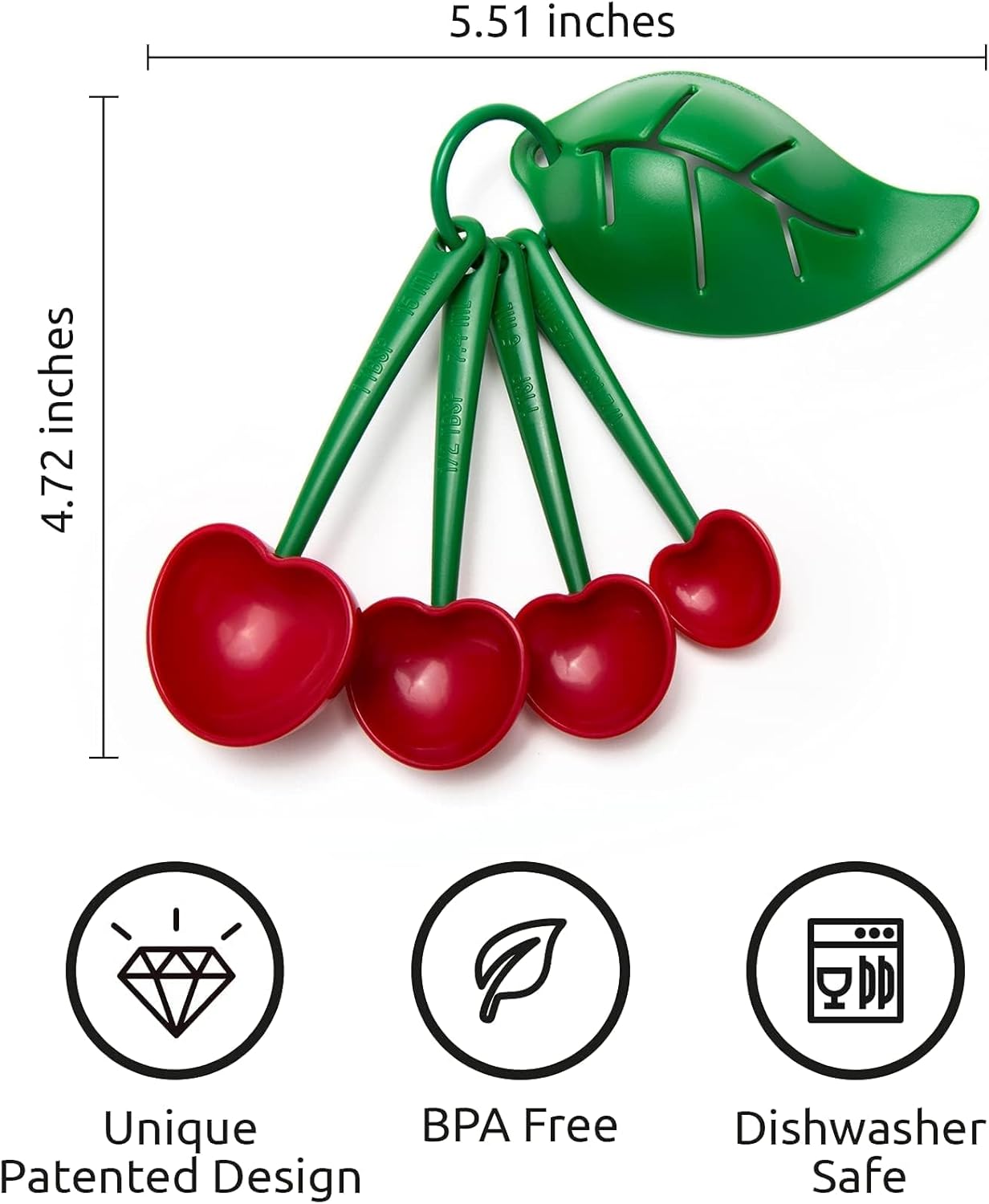 Mon Cherry Measuring Spoons