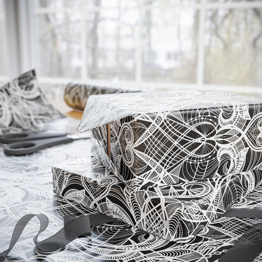 Heart Deco Wrapping Paper