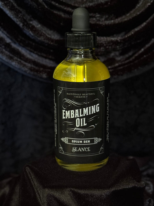 Opium Den - Embalming Lotion Oil (frankincense & orange blossom)