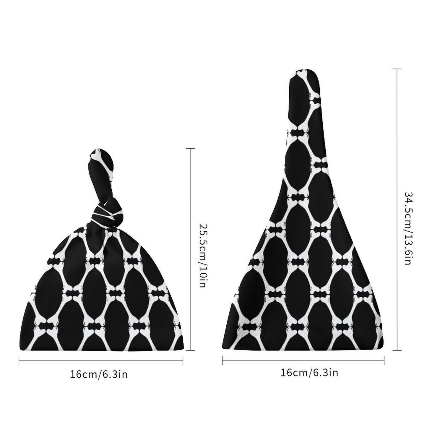 Bad to the Bone Baby Hats (Set of 2) - PRE ORDER