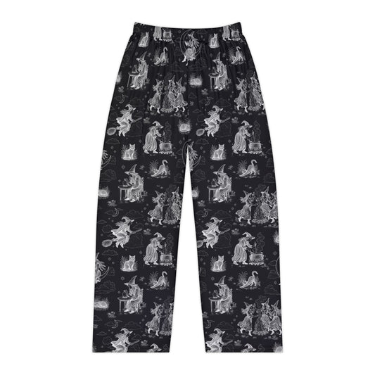 Witchy Toile Pajama Pants in Black/White (Adults)