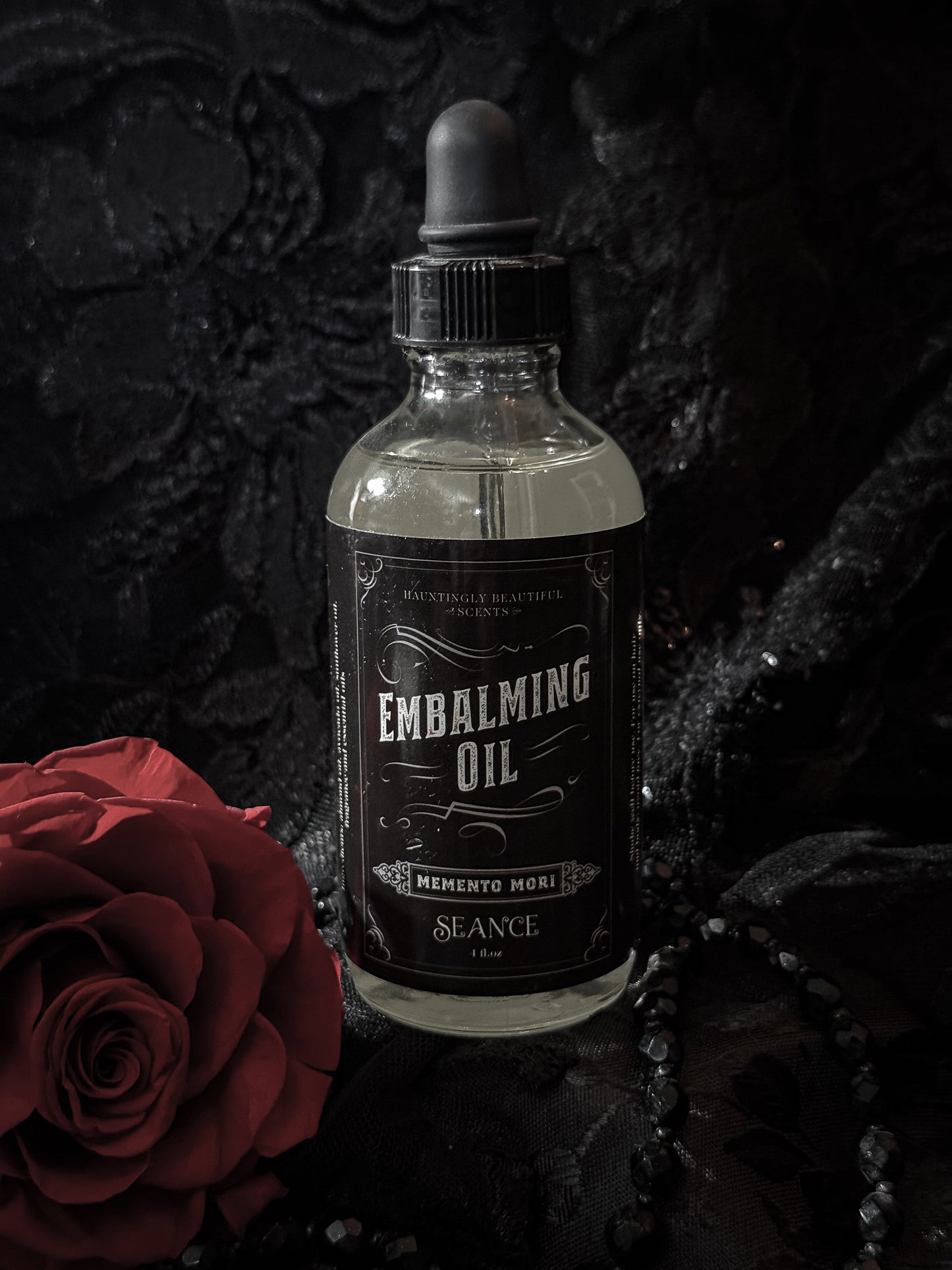 Memento Mori - Embalming Lotion Oil - (rose, incense)