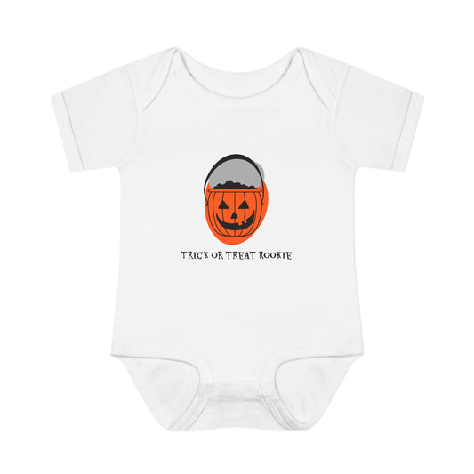 Trick or Treat Rookie Onesie (Babies/Toddlers)
