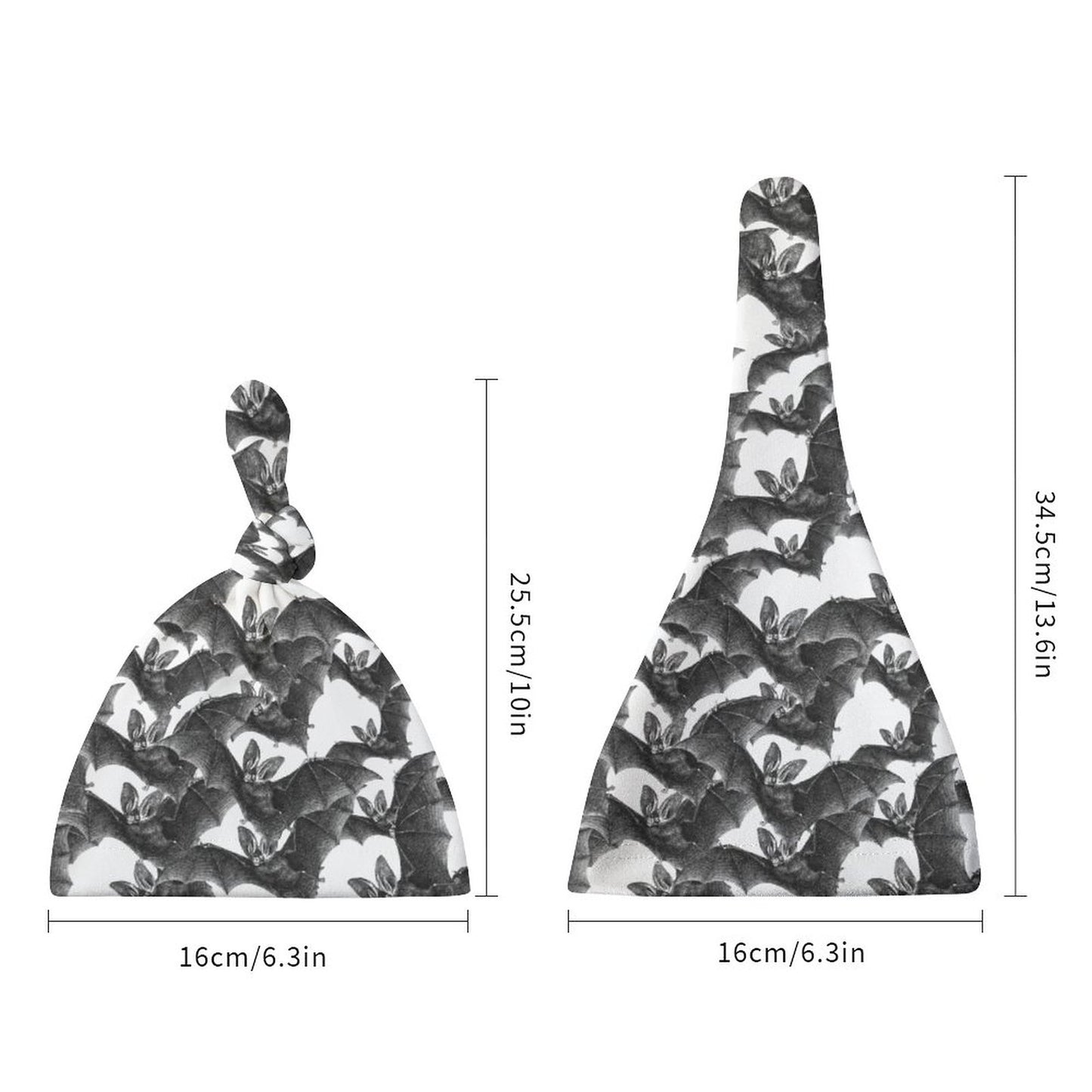 Cauldron of Bats Baby Hats (Set of 2) - PRE ORDER