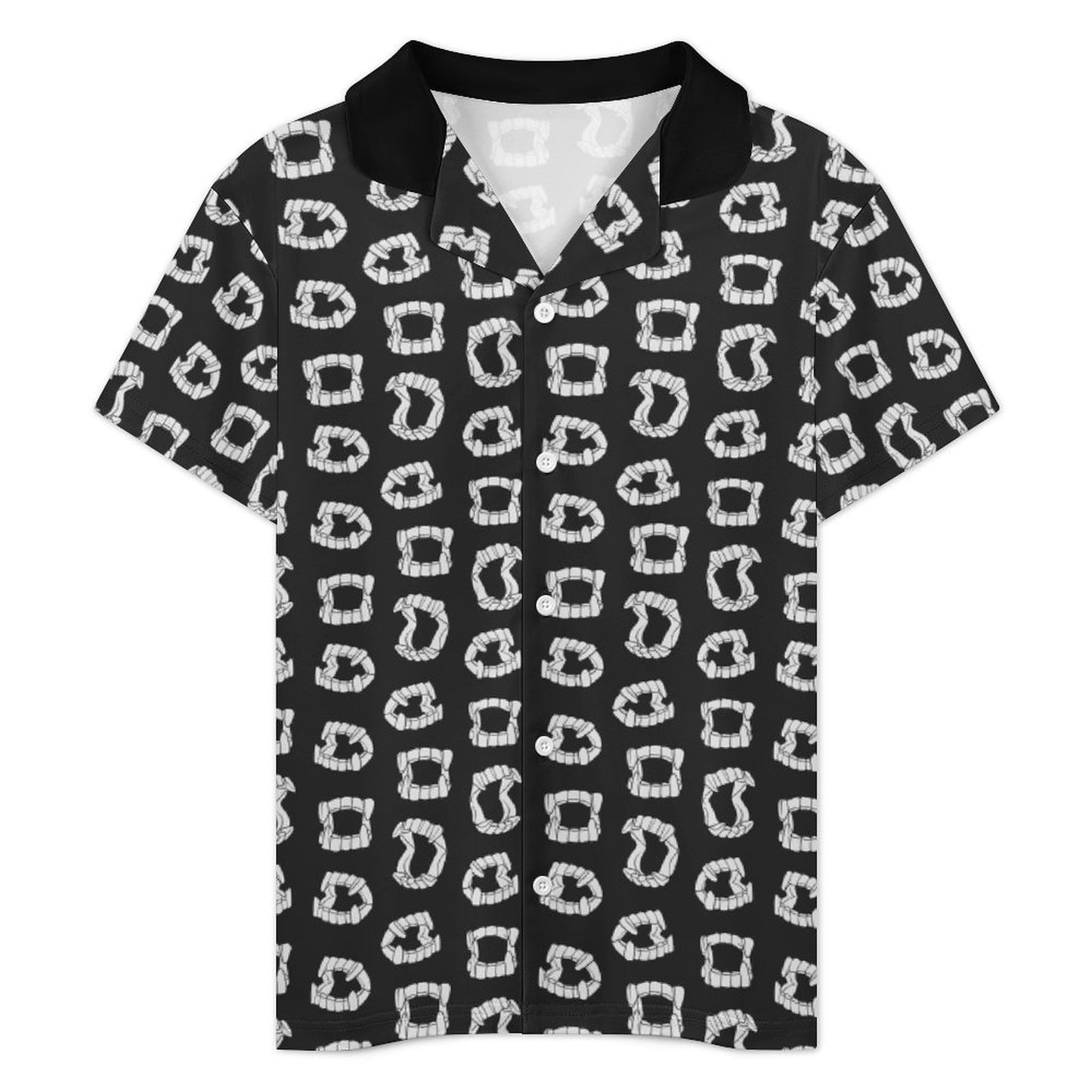 Vampire Teeth Button Down PJs (Kids) - PRE ORDER