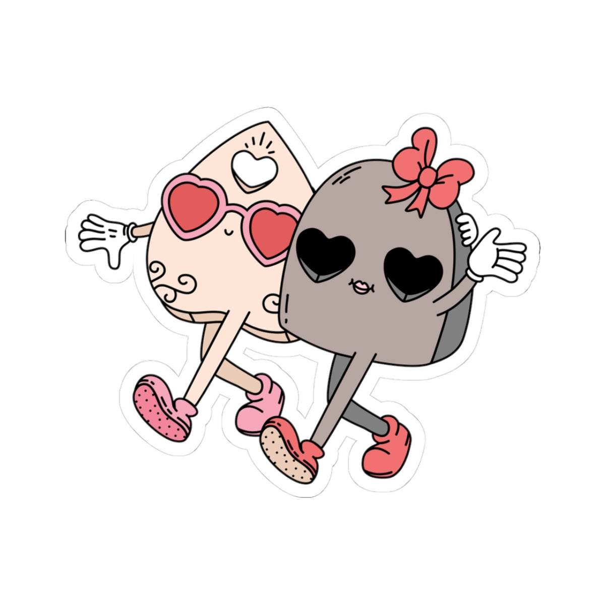 BFFs Beyond the Grave Sticker