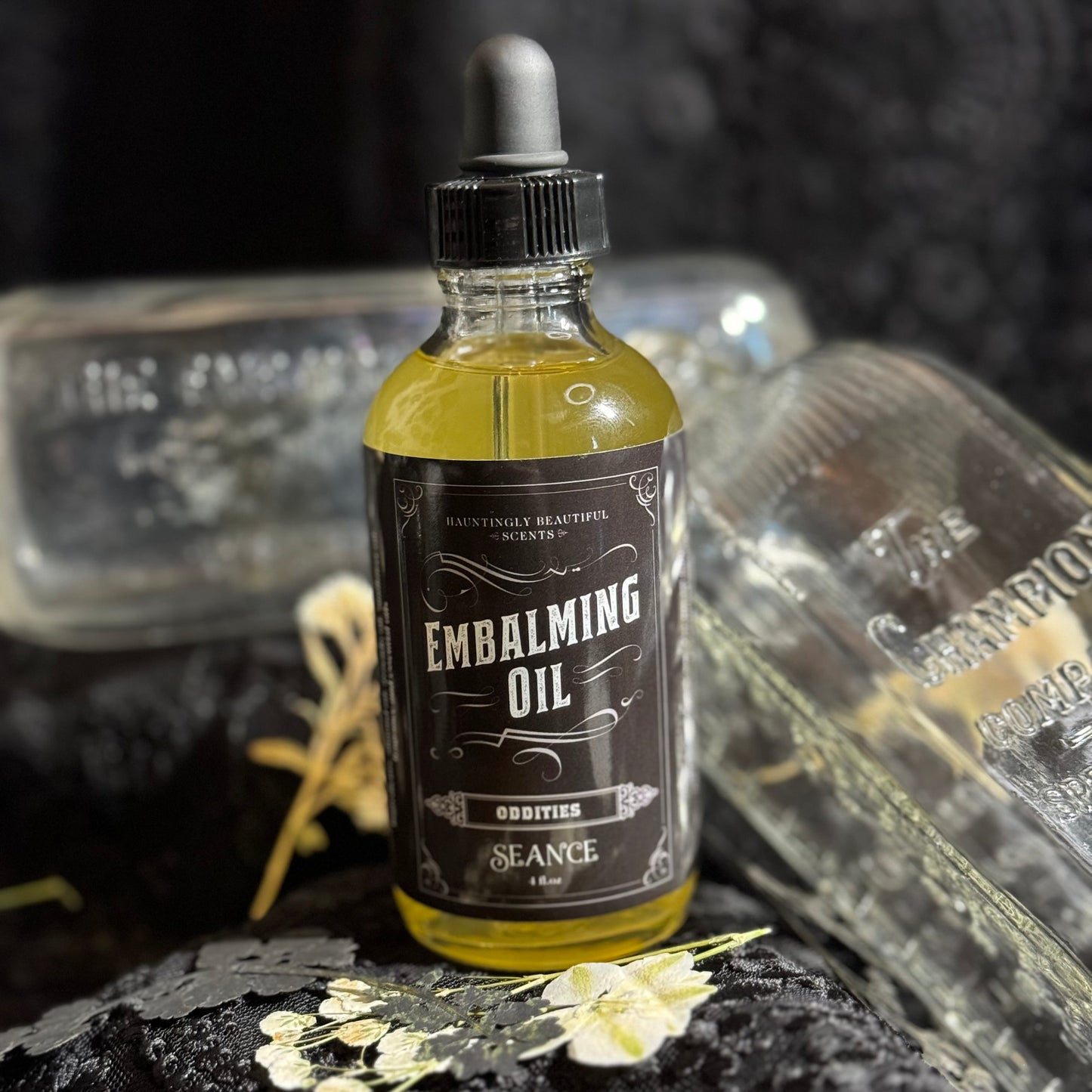 Oddities  - Embalming Lotion Oil - (amber, incense, jasmine)