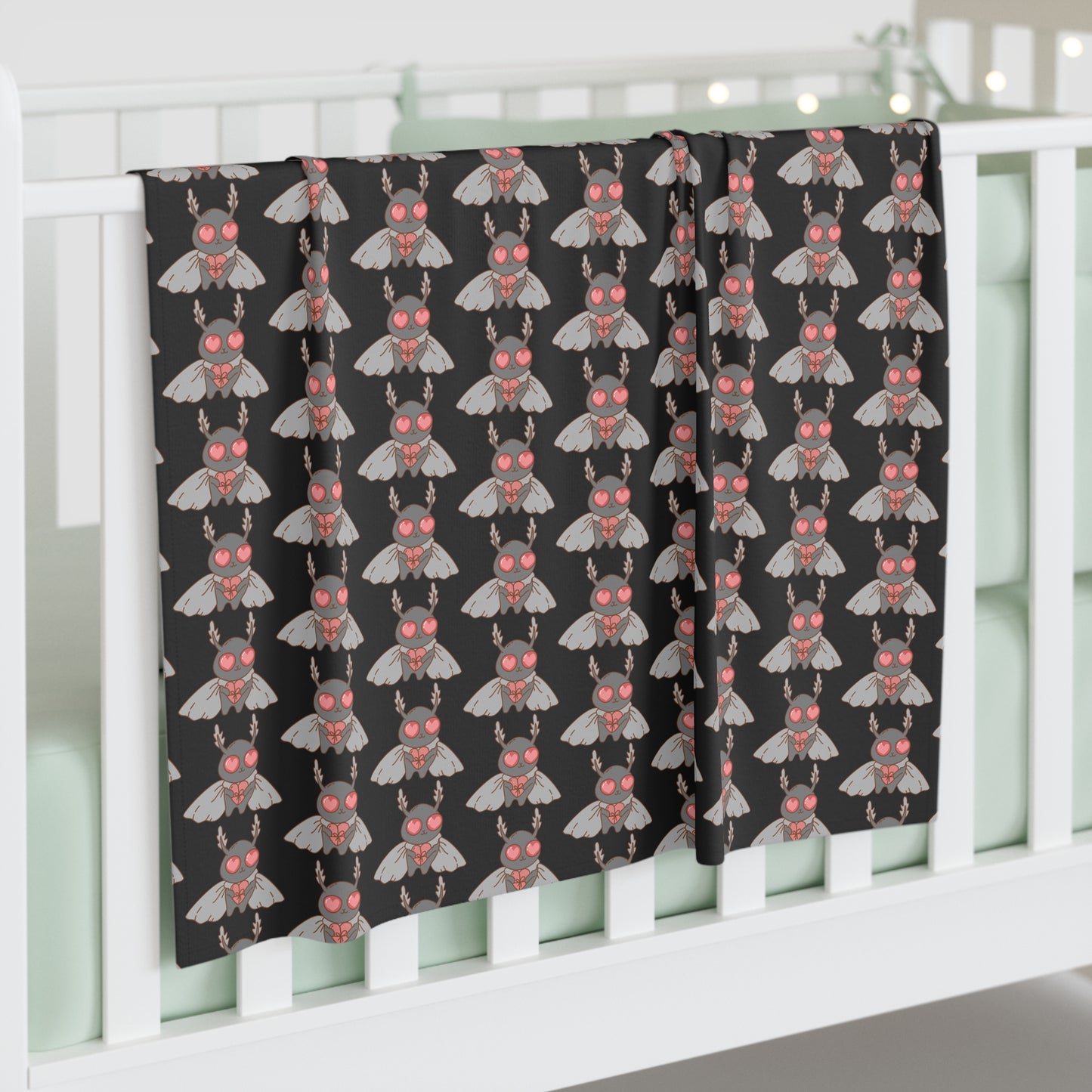 Mothman Love Swaddle Blanket