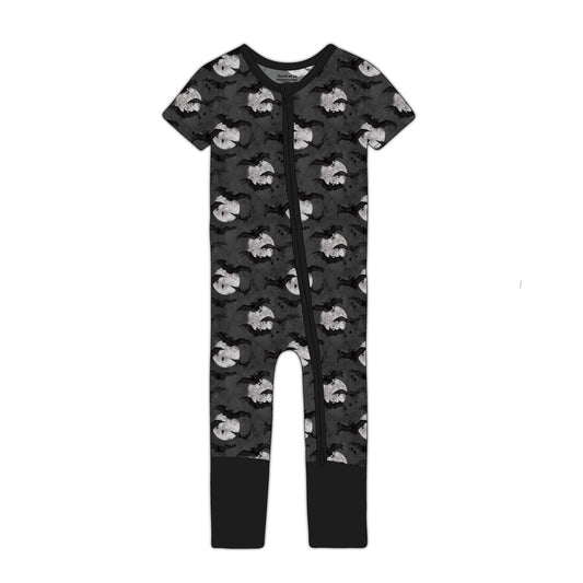 Midnight Moon Bamboo Short Sleeve PJ Jumpsuit (Babies/Toddlers)