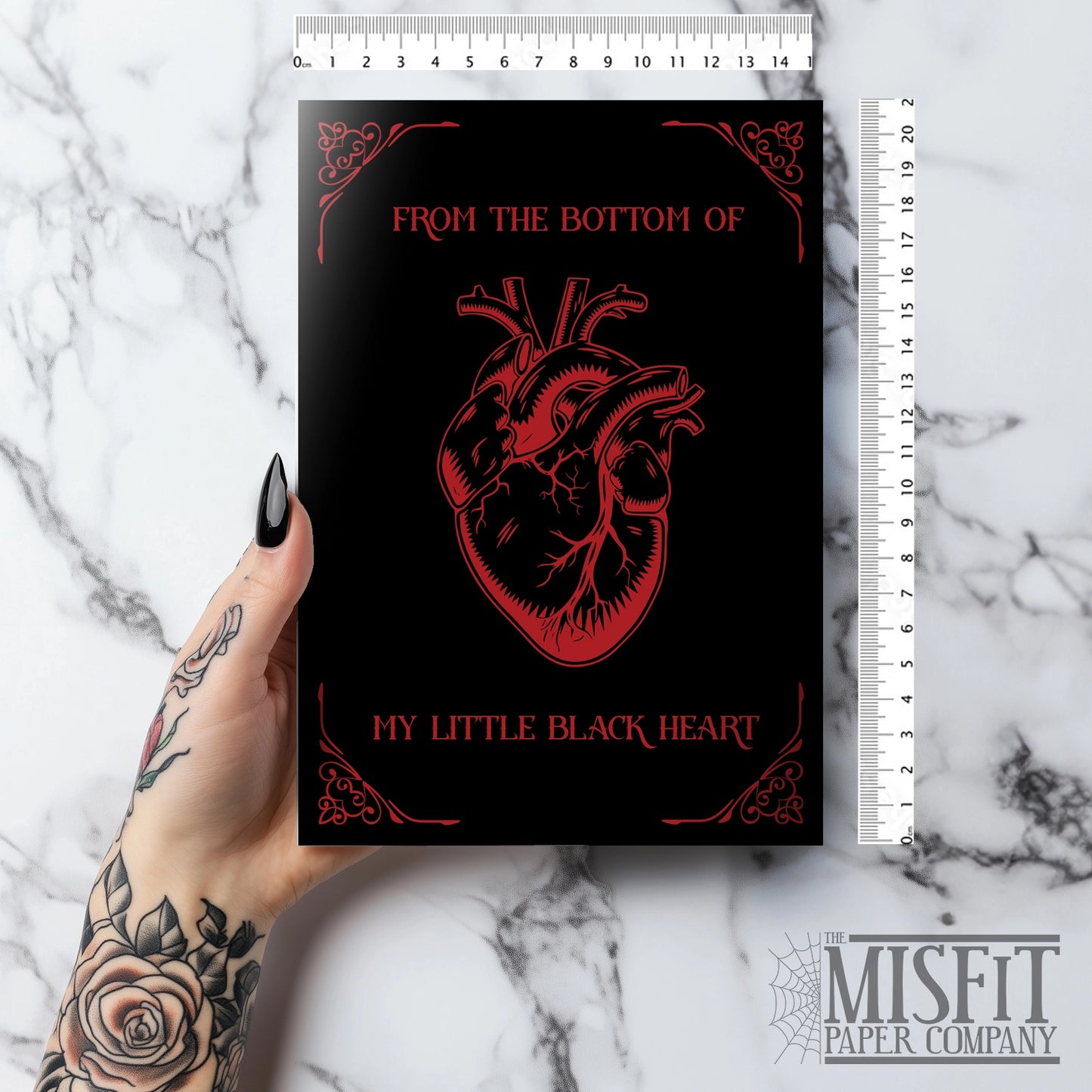 Little Black Heart Card