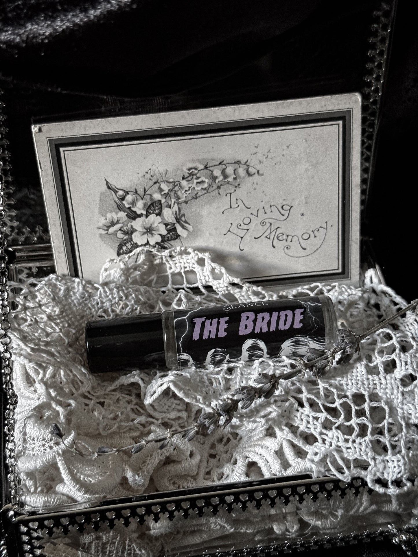 The Bride (lavender & black amber)