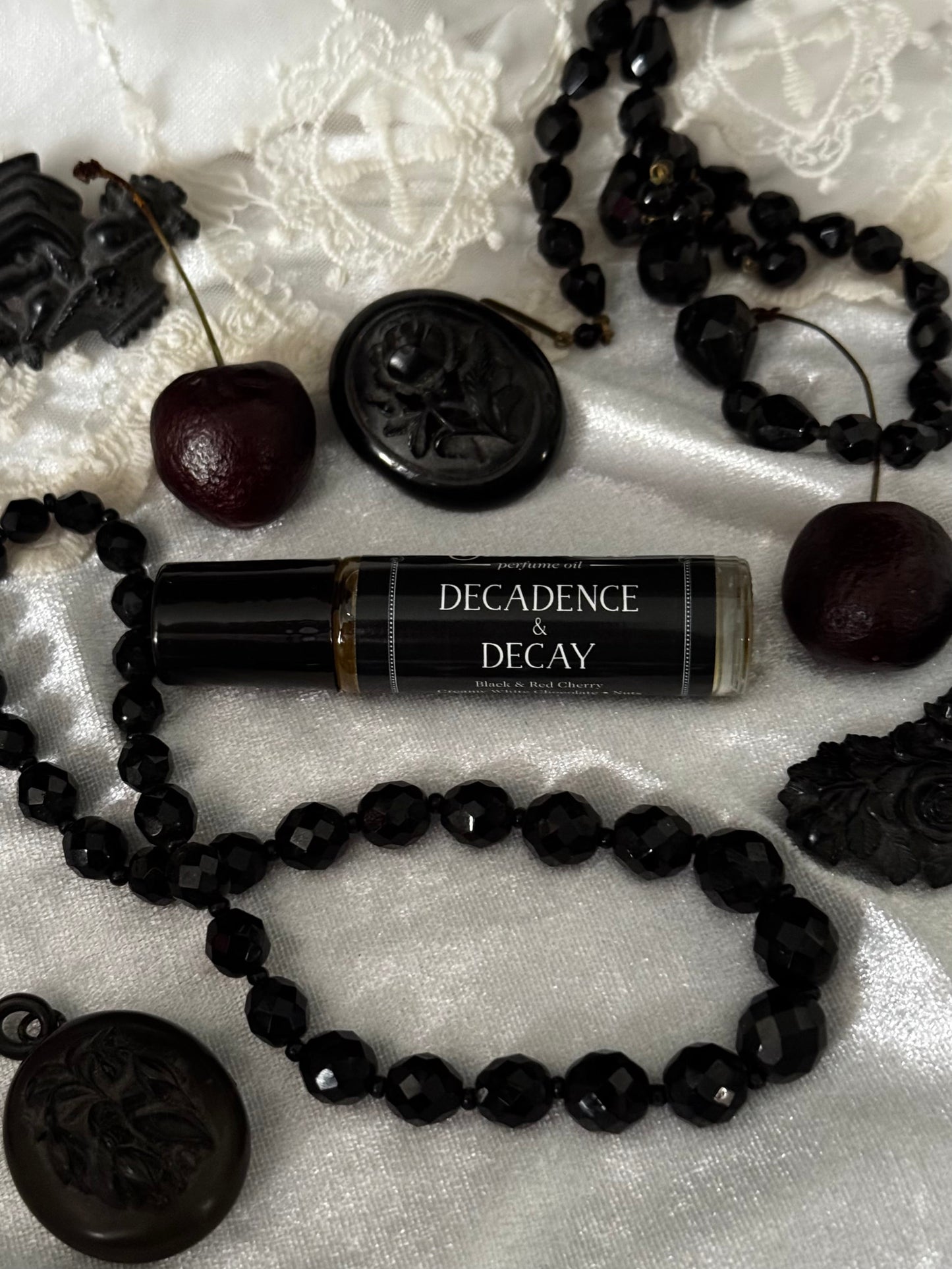 Decadence and Decay (white chocolate & cherries)