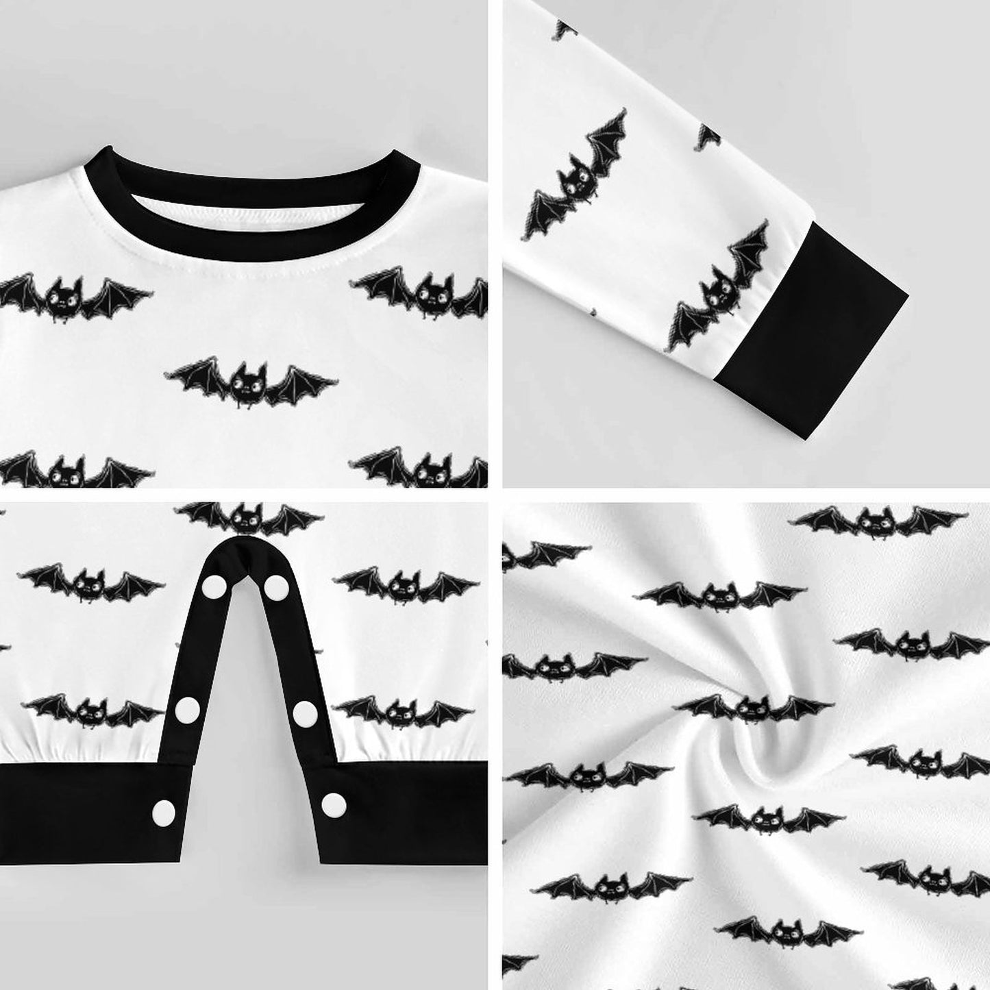 Kooky Bat Cotton Long Sleeve Baby Romper (Babies/Toddlers) - PRE ORDER