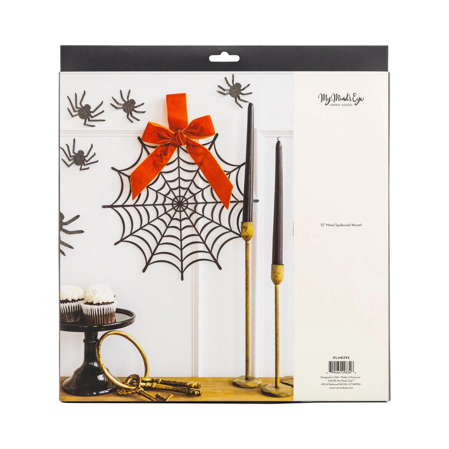 Spiderweb Wreath Wall Decor